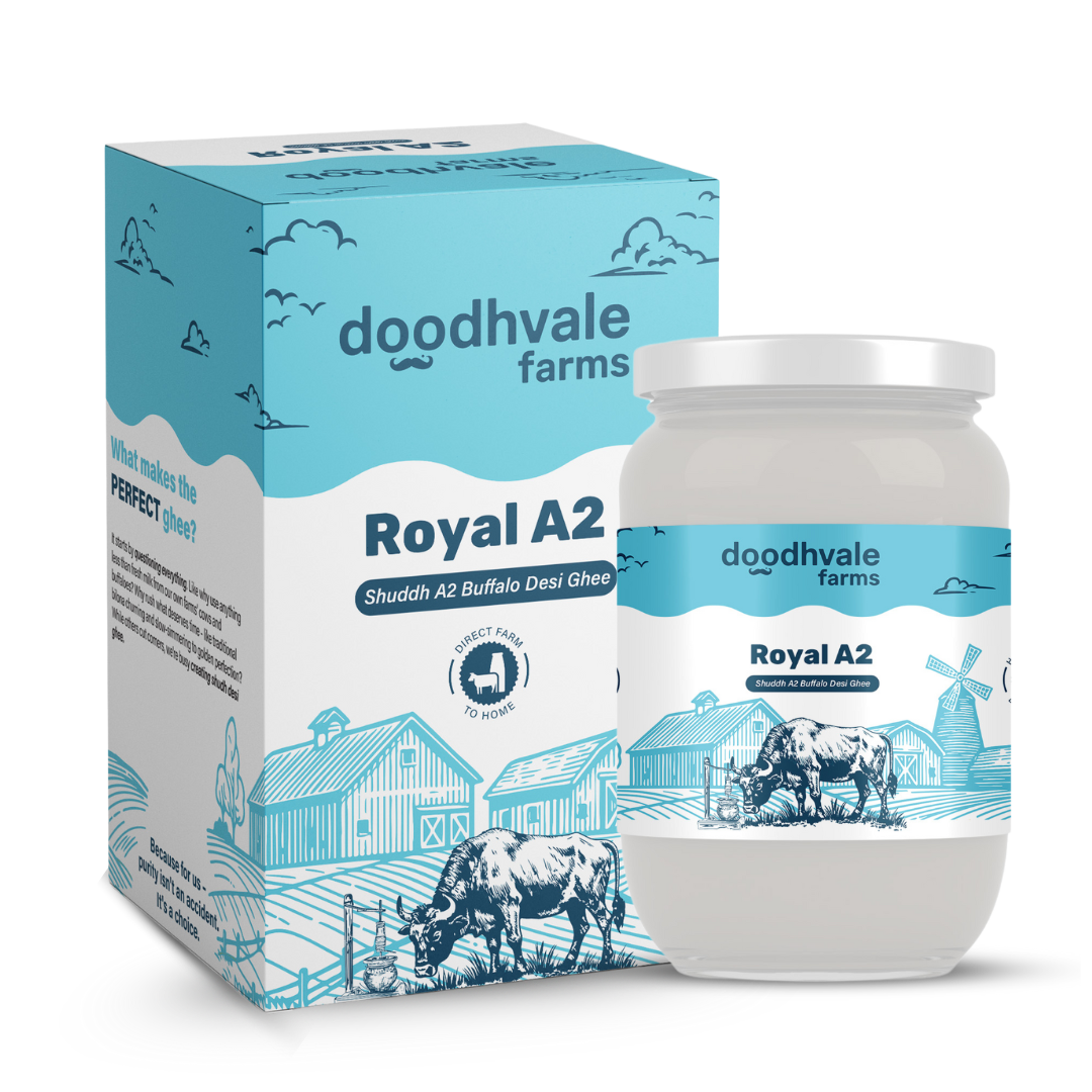 doodhvale farms order Royal A2 Buffalo Desi Ghee online